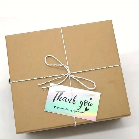 550 Pieces Thank You Cards and Stickers Set - Picture 4 of 4